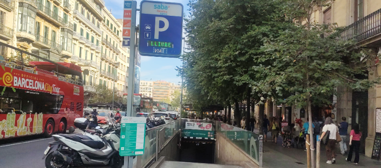 Parking Saba Bamsa Rambla Cataluña - Barcelona